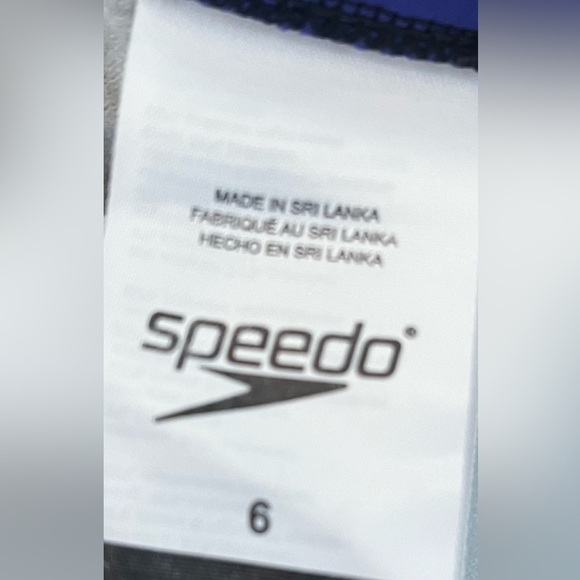 Speedo Womens one 1 piece bathing swim suit sz 6 hydrobra - Picture 9 of 9